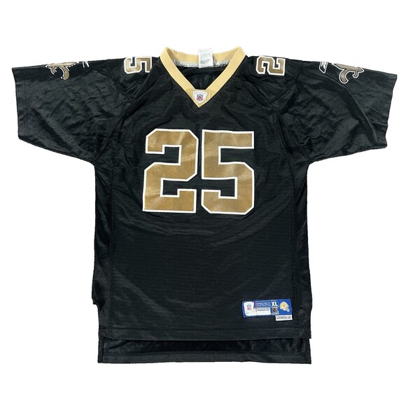 Reebok Other - Reggie Bush Reebok #25 New Orleans Saints Black Jersey Youth XL(18-20)